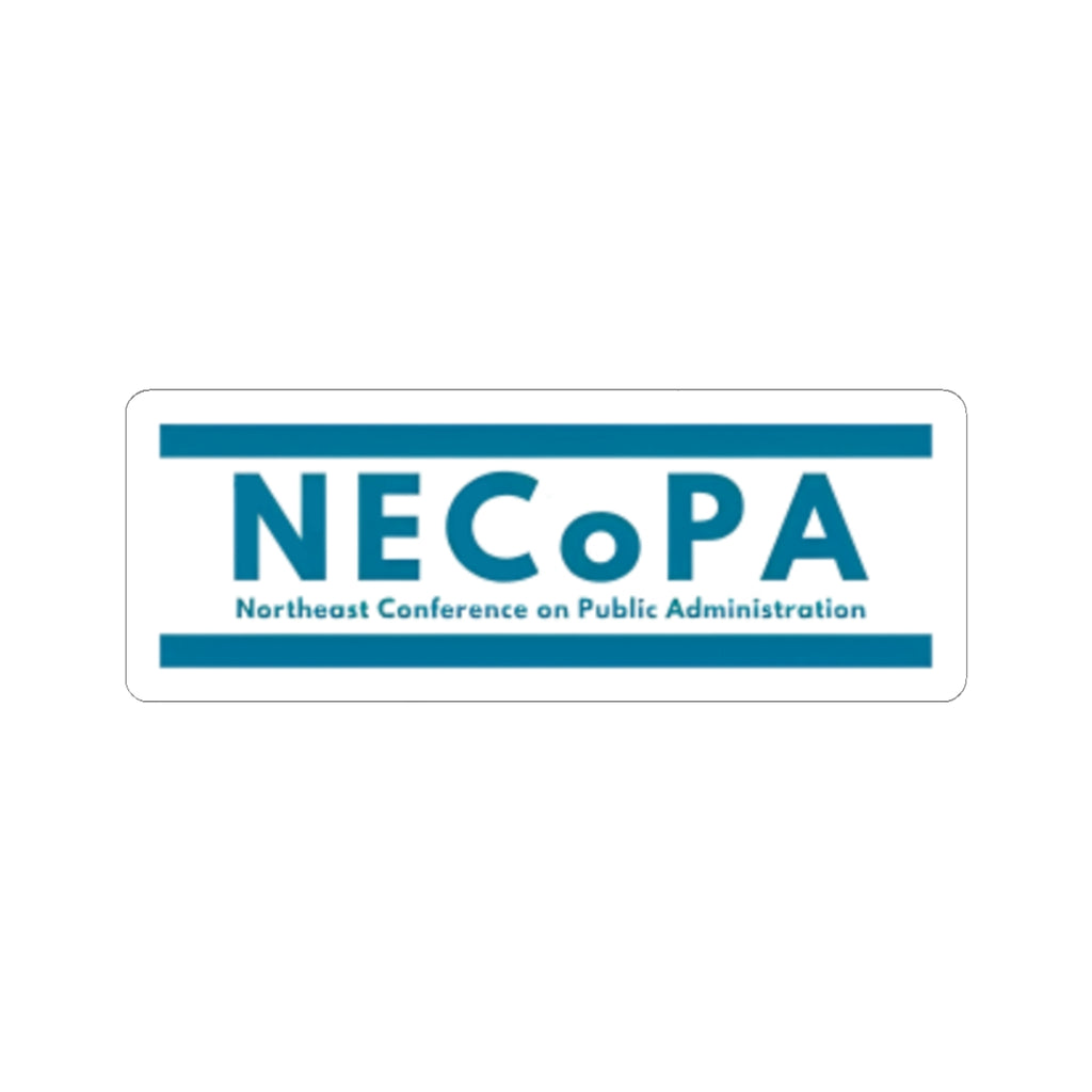 NECoPA Logo Sticker — Northeast Conference on Public Administration Kiss-Cut Sticker