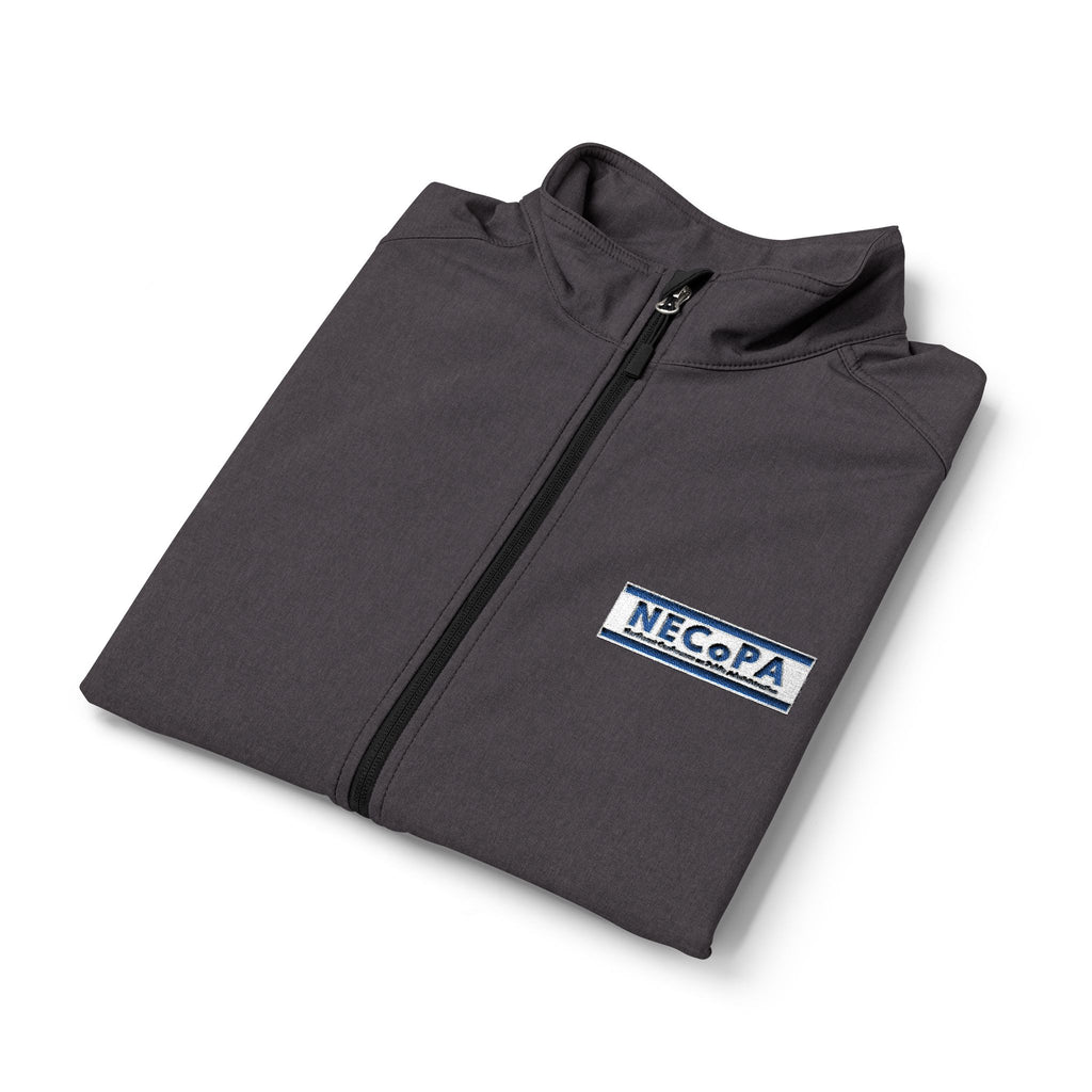 Men's Black Soft Shell Vest with NECoPA Patch (Lightweight Windproof Layer)
