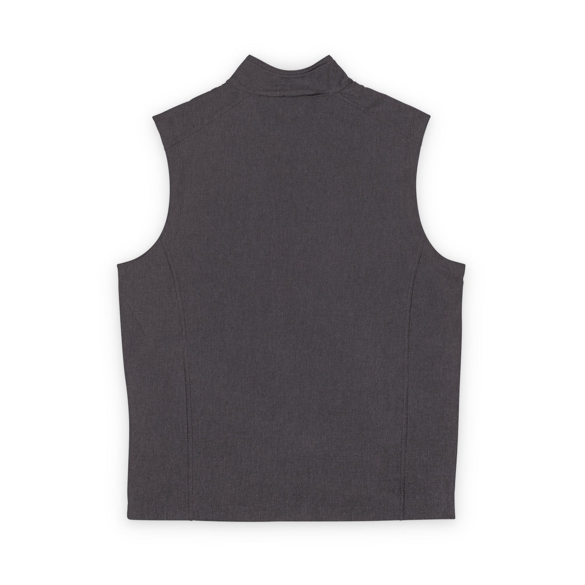 Men's Black Soft Shell Vest with NECoPA Patch (Lightweight Windproof Layer)