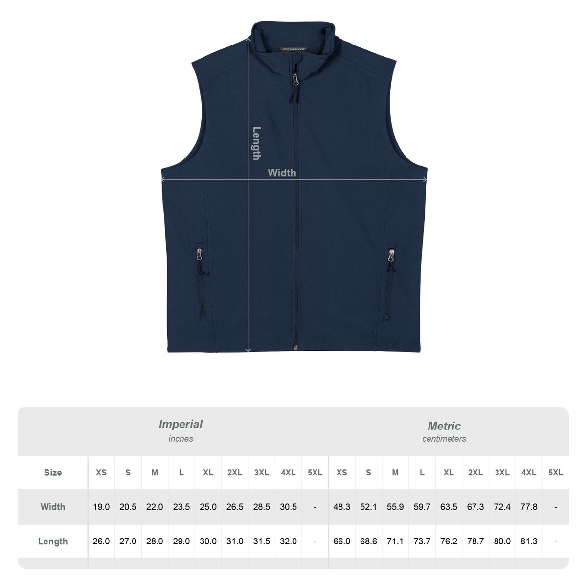 Men's Black Soft Shell Vest with NECoPA Patch (Lightweight Windproof Layer)