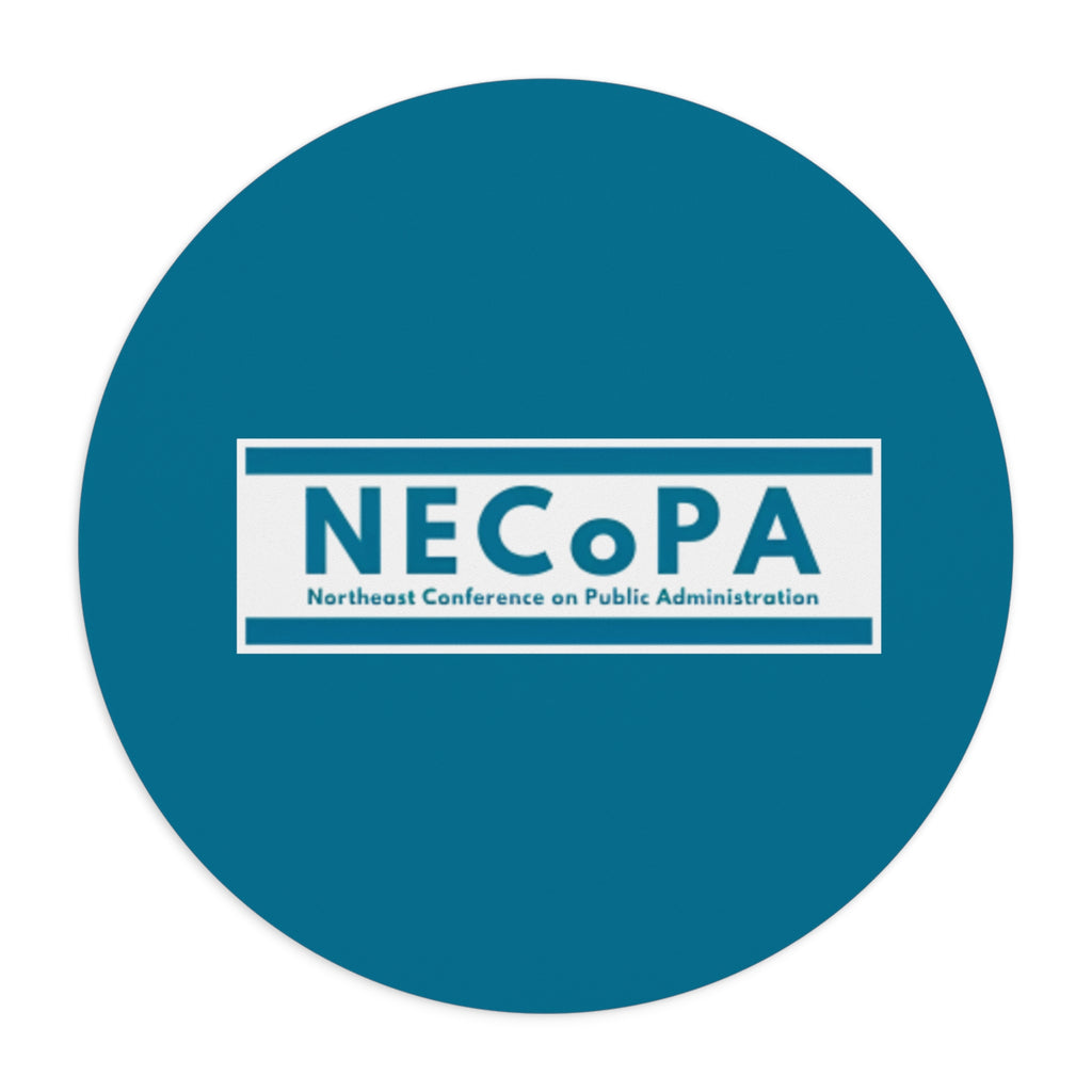 NECoPA Mouse Pad — Northeast Conference on Public Administration Logo Desk Mat