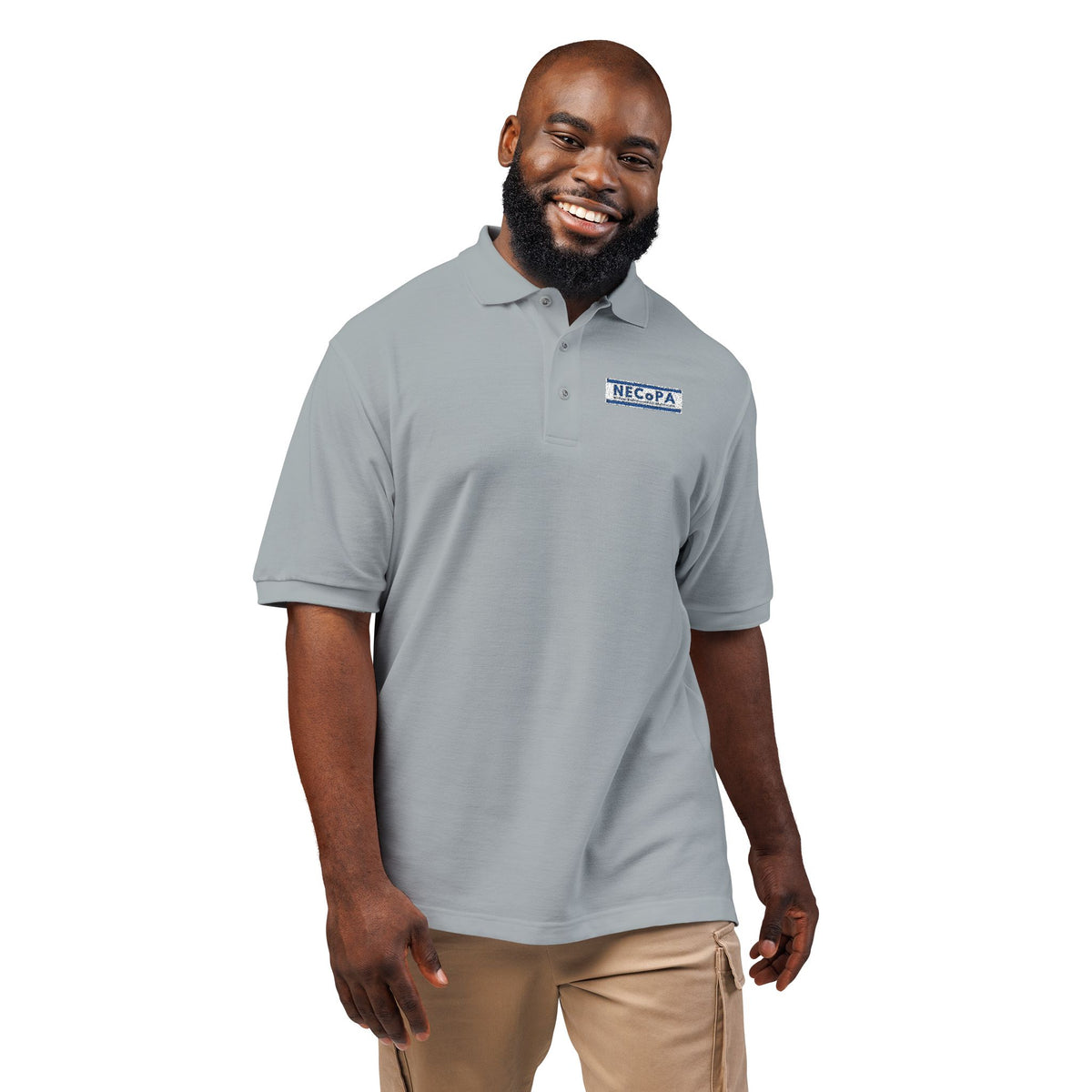 Embroidered NECoPA Logo Polo Shirt