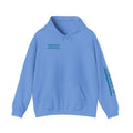 NECOPA Minimal Logo Hoodie | White Pullover with Sleeve Print